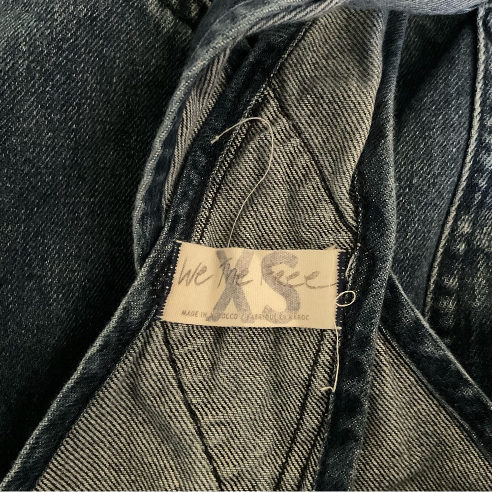 We the Free People Denim Jean Overalls XS - Picture 9 of 11